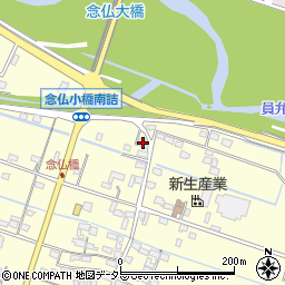 三重県員弁郡東員町中上540周辺の地図