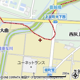 愛知県豊田市堤町大茂周辺の地図