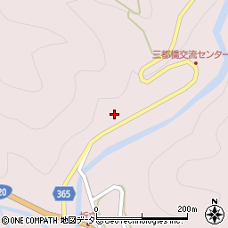 愛知県設楽町（北設楽郡）三都橋（徳白）周辺の地図