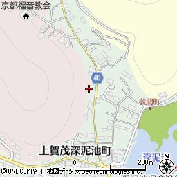 京都府京都市北区上賀茂本山54周辺の地図