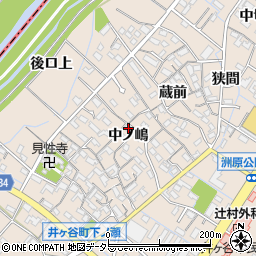 愛知県刈谷市井ケ谷町中ノ嶋30周辺の地図