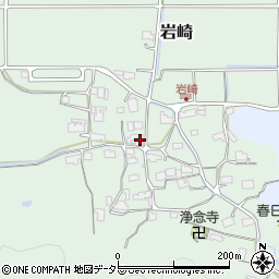 兵庫県丹波篠山市岩崎470周辺の地図
