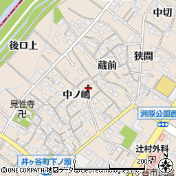 愛知県刈谷市井ケ谷町中ノ嶋12周辺の地図