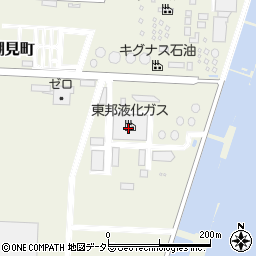 東邦ガス株式会社東邦ガスグループ　東邦液化ガス株式会社名港ＬＰＧ基地周辺の地図