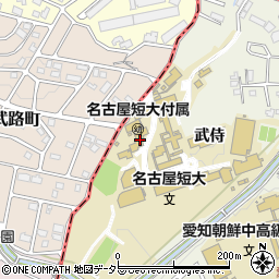 愛知県豊明市栄町武侍48周辺の地図