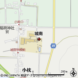 丹波篠山市立　城南幼稚園周辺の地図