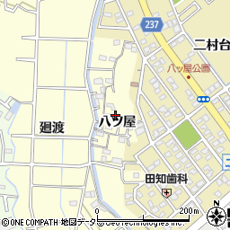 愛知県豊明市間米町八ツ屋635周辺の地図