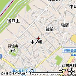 愛知県刈谷市井ケ谷町中ノ嶋11周辺の地図