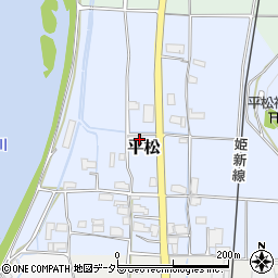 岡山県真庭市平松98周辺の地図