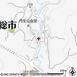 千葉県南房総市富浦町丹生周辺の地図