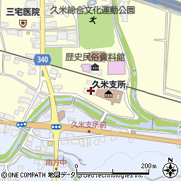 津山市社会福祉協議会久米訪問入浴サービスセンター周辺の地図