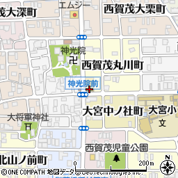 スギドラッグ西賀茂店周辺の地図