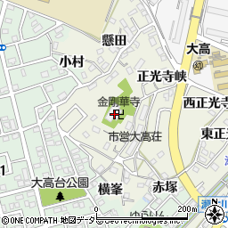 愛知県名古屋市緑区大高町北横峯31周辺の地図