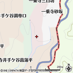 京都府京都市左京区一乗寺三百坊周辺の地図
