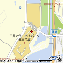三井アウトレットパーク滋賀竜王周辺の地図