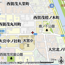 京都府京都市北区西賀茂南大栗町35-2周辺の地図