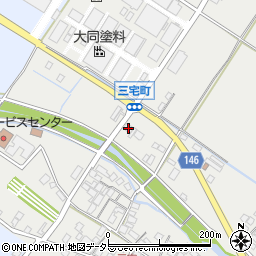 滋賀県守山市三宅町614周辺の地図