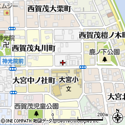 京都府京都市北区西賀茂南大栗町38-16周辺の地図