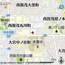 京都府京都市北区西賀茂南大栗町38-12周辺の地図