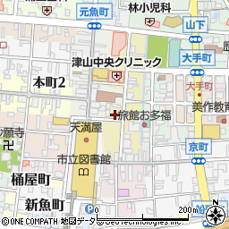 日専連津山会協同組合周辺の地図
