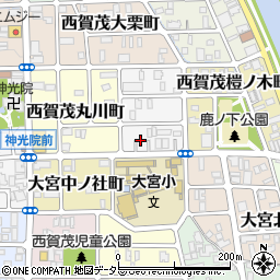 京都府京都市北区西賀茂南大栗町38-15周辺の地図