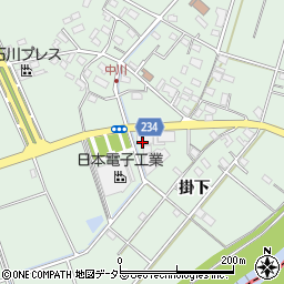 日本電子工業株式会社　名古屋第二工場周辺の地図
