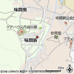 兵庫県丹波篠山市味間南610-7周辺の地図