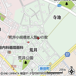 愛知県豊明市沓掛町荒井3-6周辺の地図