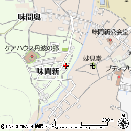 兵庫県丹波篠山市味間南610周辺の地図