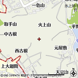 愛知県名古屋市緑区大高町火上山周辺の地図