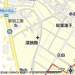 明知荘周辺の地図