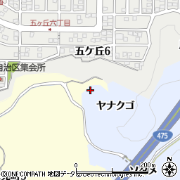 愛知県豊田市松平志賀町ヤナクゴ周辺の地図