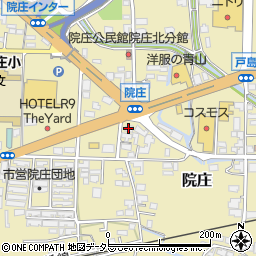 岡山フジクリーン株式会社津山営業所周辺の地図