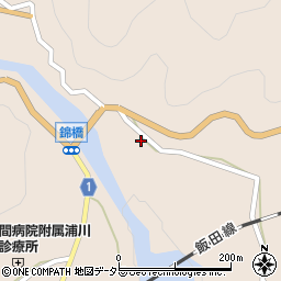 静岡県浜松市天竜区佐久間町浦川3381周辺の地図