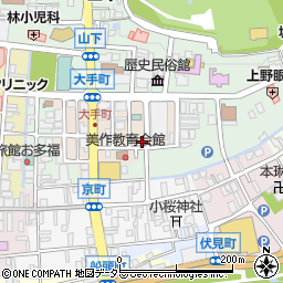 岡山県津山市大手町2-9周辺の地図