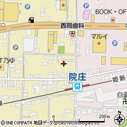 岡山県津山市院庄907周辺の地図