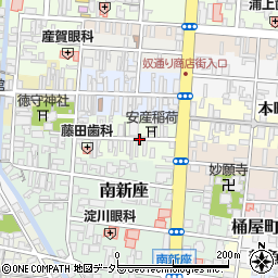 岡山県津山市福渡町周辺の地図