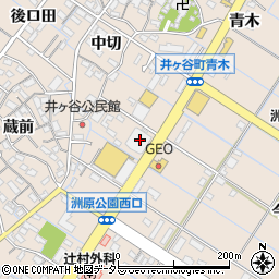 愛知県刈谷市井ケ谷町（前田）周辺の地図
