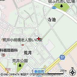 愛知県豊明市沓掛町（荒井）周辺の地図