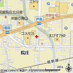 岡山県津山市院庄956周辺の地図