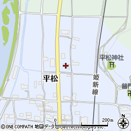 岡山県真庭市平松95周辺の地図