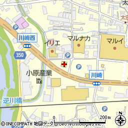 セブンイレブン津山川崎店周辺の地図