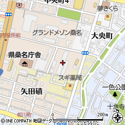 三重県桑名市中央町5丁目62周辺の地図