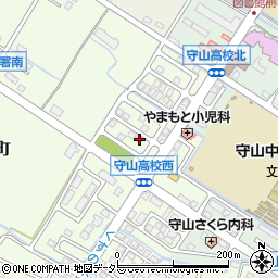 滋賀県守山市金森町640-27周辺の地図