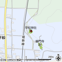 岡山県真庭市平松156周辺の地図