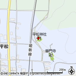 岡山県真庭市平松148周辺の地図