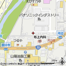 岡山県津山市河辺1117周辺の地図