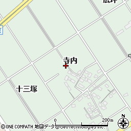 愛知県豊明市沓掛町寺内周辺の地図