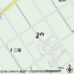愛知県豊明市沓掛町（寺内）周辺の地図
