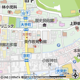 岡山県津山市大手町2-7周辺の地図